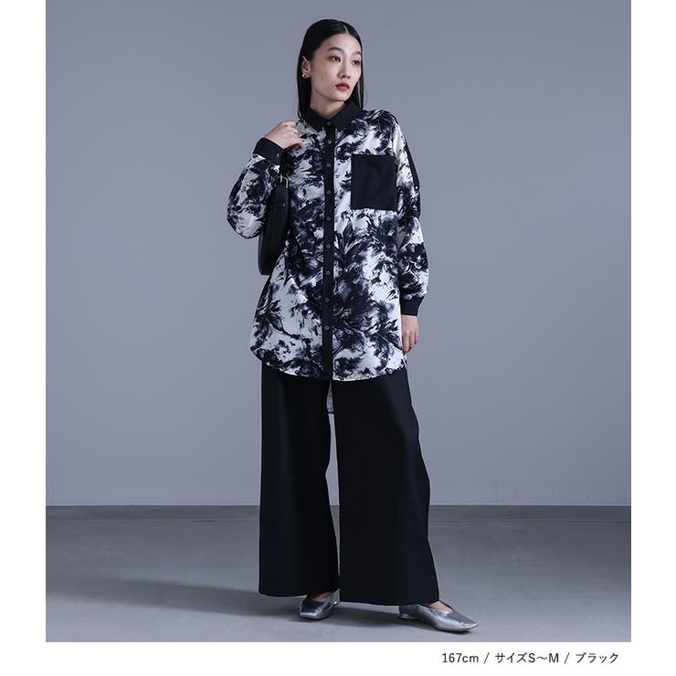 kOhAKUハイウエストグルカパンツ※[品番:MITW0017539 kOhAKUハイウエストグルカパンツ※[品番:MITW0017539