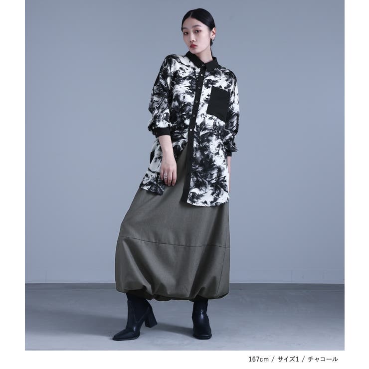 kOhAKUサスペンダー付きバルーンスカート | osharewalker | 詳細画像12 