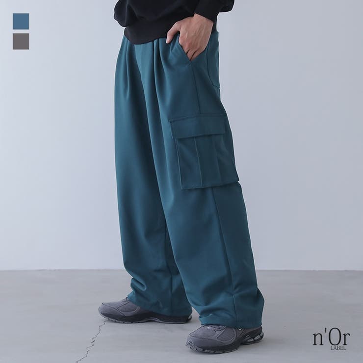 n'OrLABELメンズストレートカーゴパンツ[品番：MITW0017554