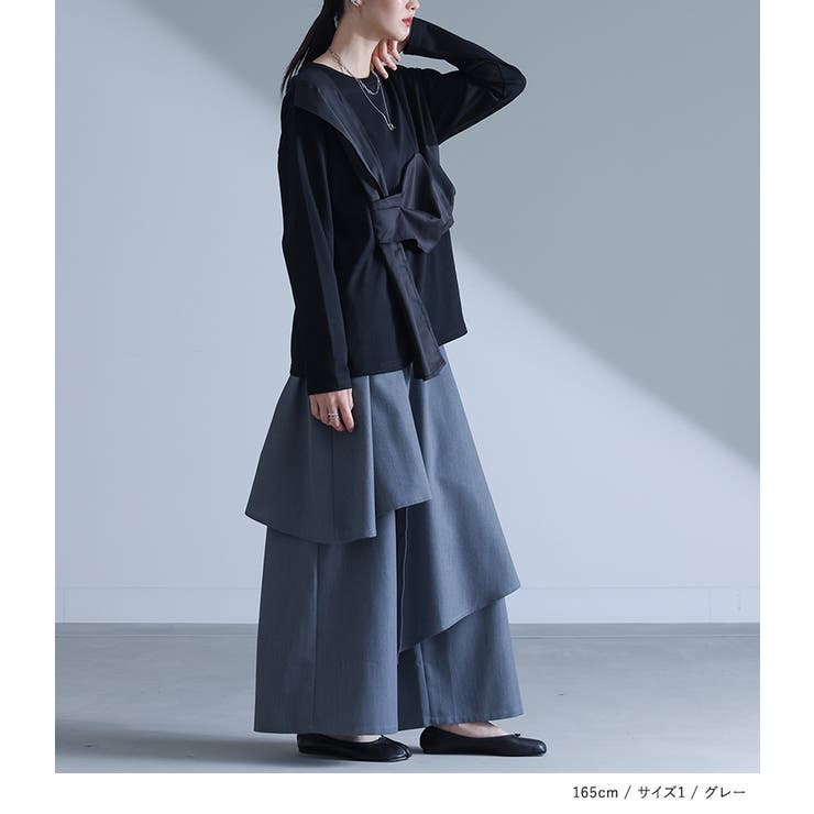 kOhAKUアシンメトリーレイヤーパンツ  | osharewalker | 詳細画像7 