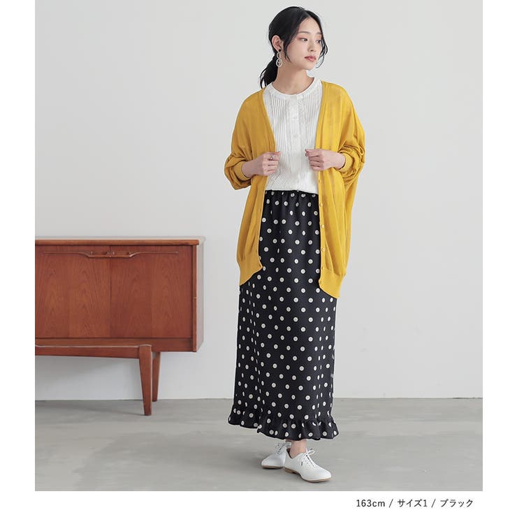 n'OrLABELミニフリルドットナロースカート  | osharewalker | 詳細画像2 