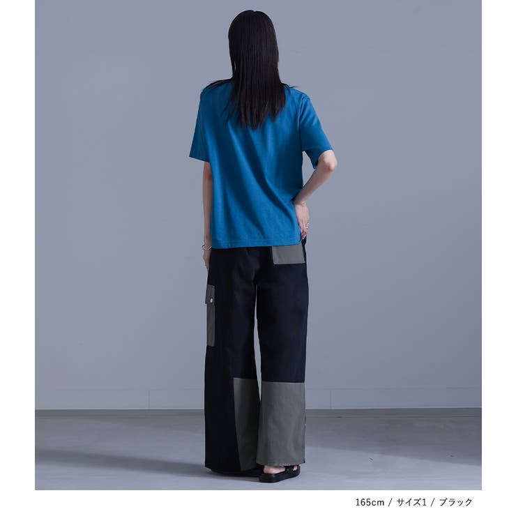 kOhAKU配色切替カーゴパンツ [品番：MITW0018348]｜osharewalker