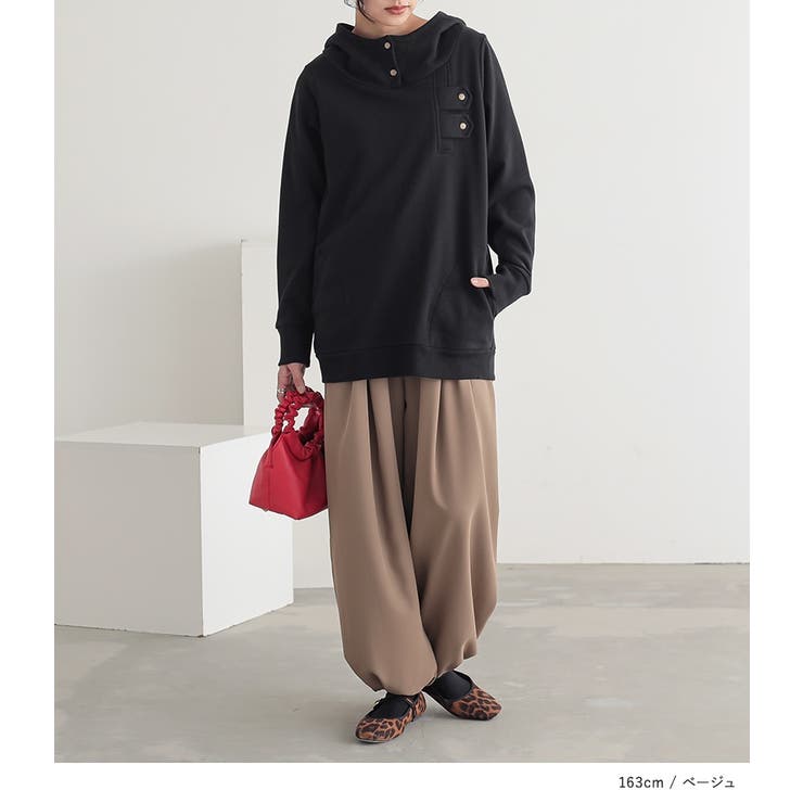 n'OrLABELとろみタックバルーンパンツ | osharewalker | 詳細画像9 