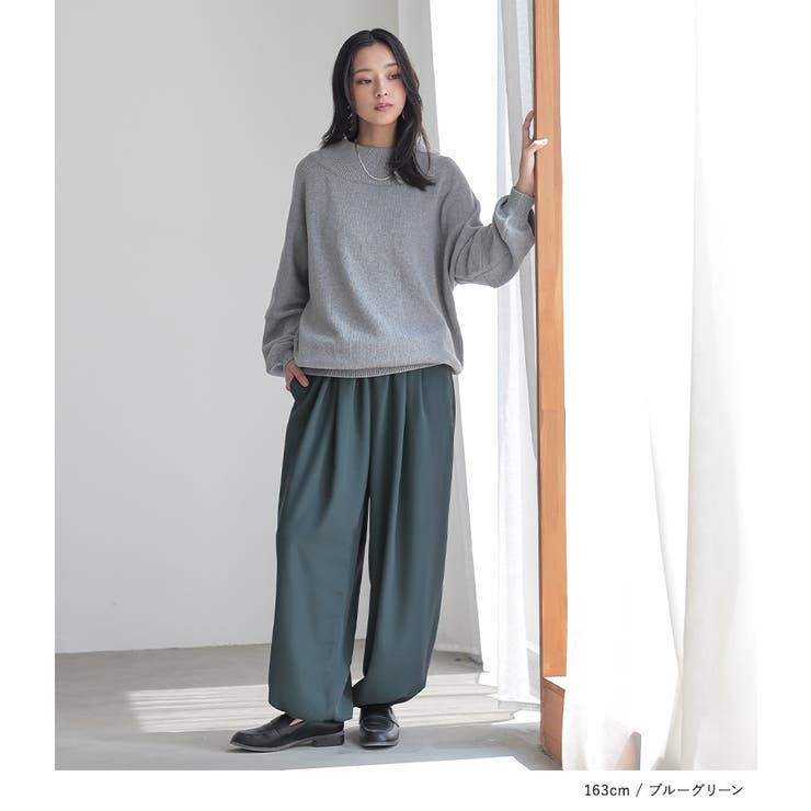 n'OrLABELとろみタックバルーンパンツ | osharewalker | 詳細画像13 