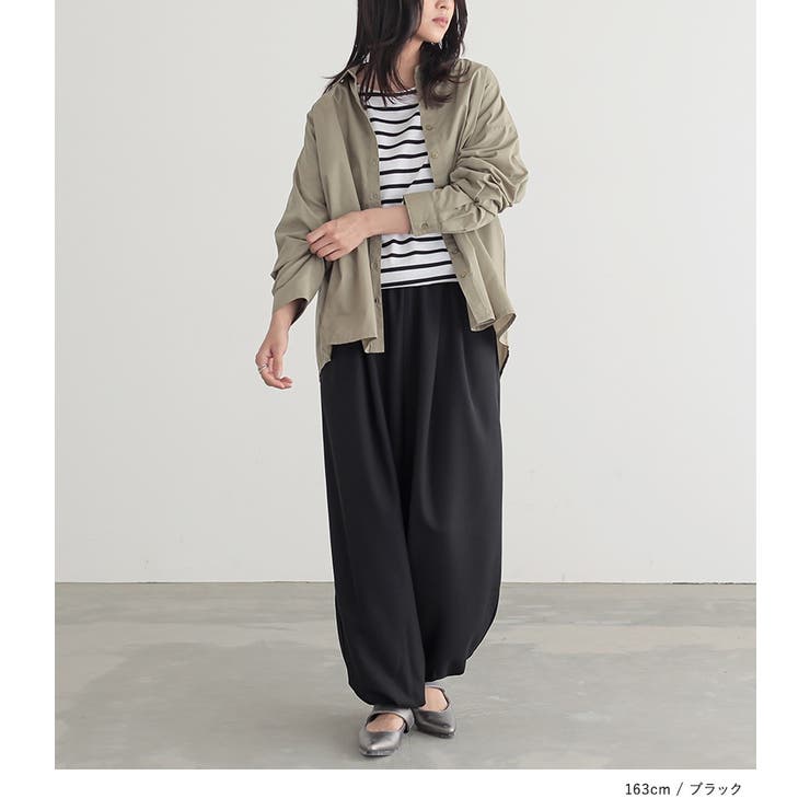 n'OrLABELとろみタックバルーンパンツ | osharewalker | 詳細画像15 