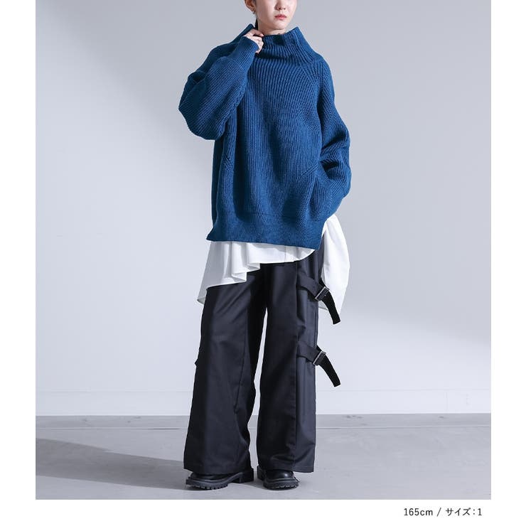 kOhAKUサイドベルトワイドパンツ  | osharewalker | 詳細画像2 