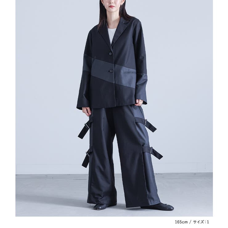 kOhAKUサイドベルトワイドパンツ  | osharewalker | 詳細画像4 