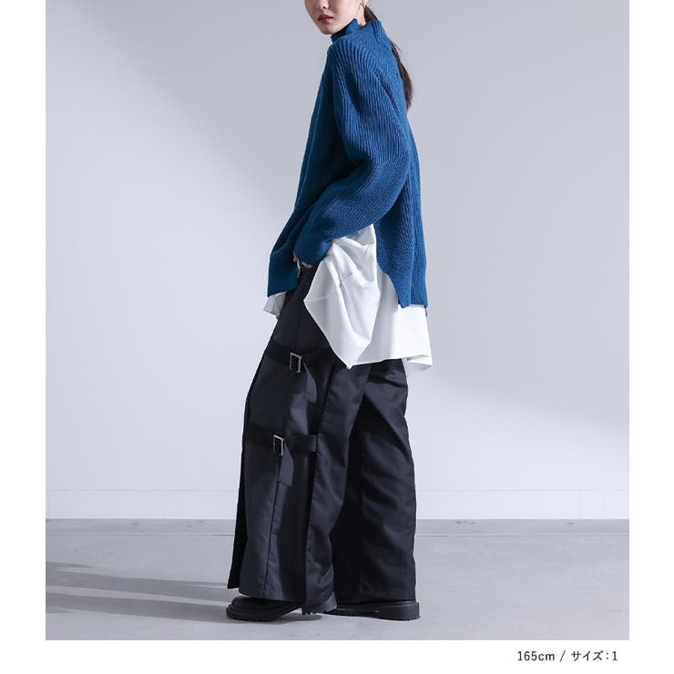 kOhAKUサイドベルトワイドパンツ  | osharewalker | 詳細画像10 