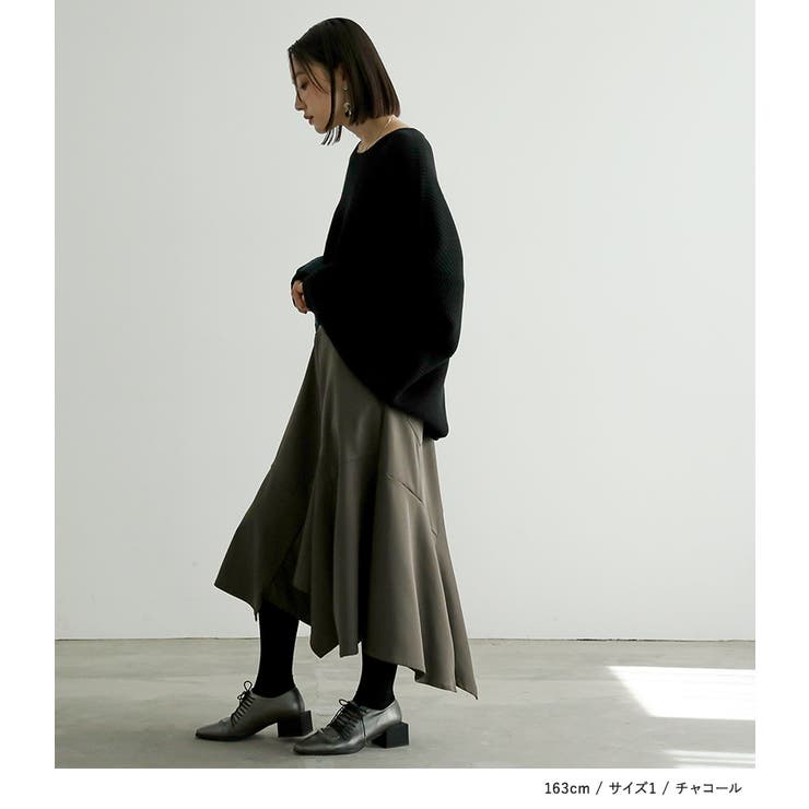 n'OrLABELウエスト段差フレアースカート  | osharewalker | 詳細画像14 