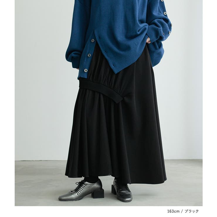 n'OrLABELアシメトリーギャザースカート  | osharewalker | 詳細画像11 