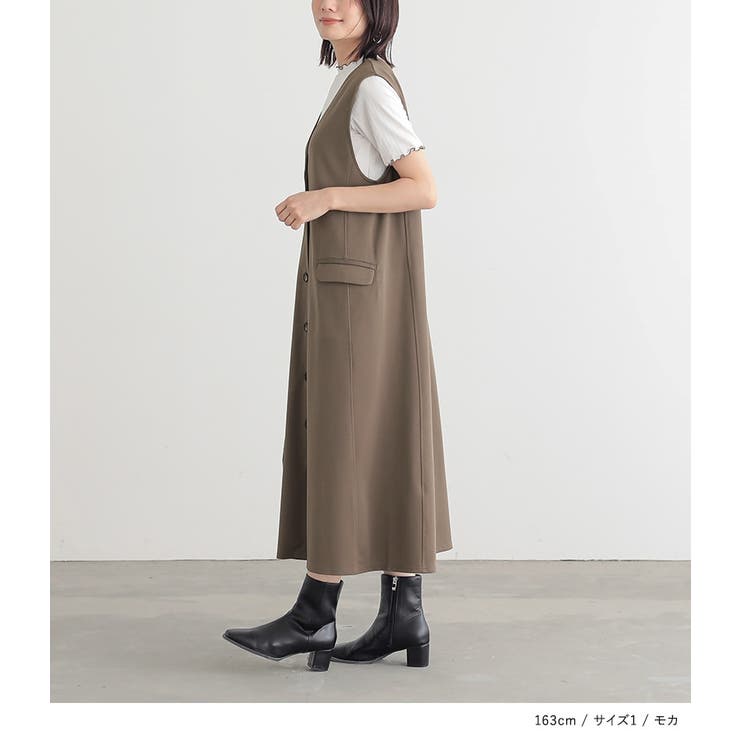 n'OrLABELリブカットソー＆前あきワンピースセット  | osharewalker | 詳細画像12 