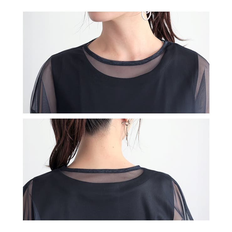 n'OrLABELプリントシアーワンピースセットアップ | osharewalker | 詳細画像15 