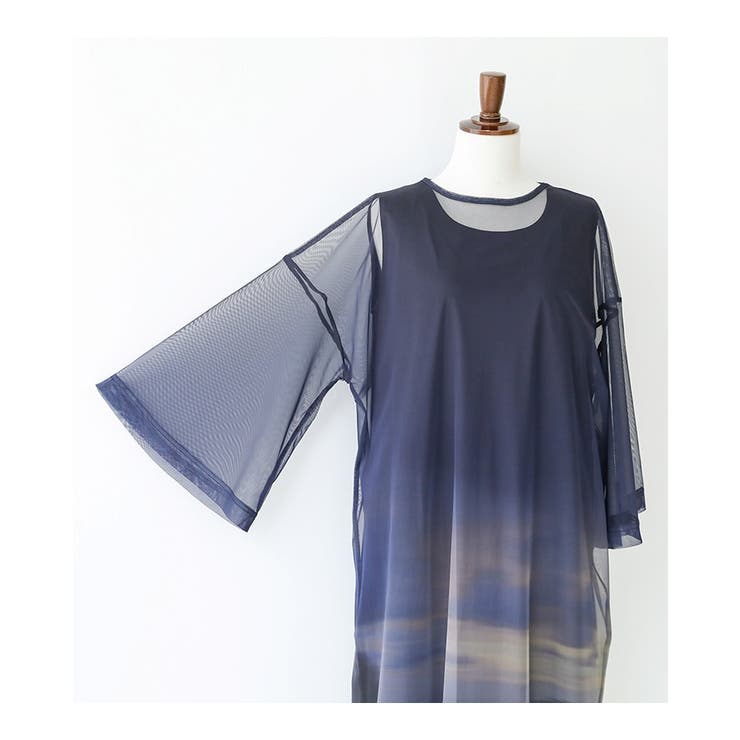 n'OrLABELプリントシアーワンピースセットアップ | osharewalker | 詳細画像17 