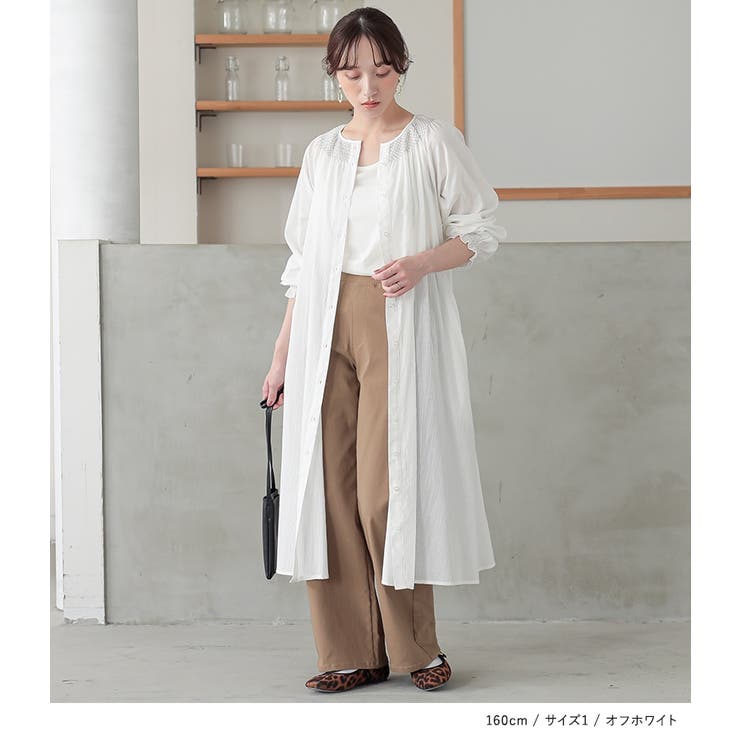 n'OrLABELスモッキング刺繍ストライプワンピース | osharewalker | 詳細画像10 