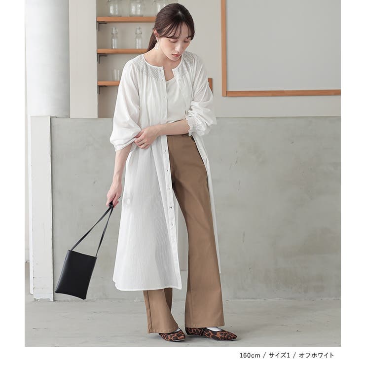 n'OrLABELスモッキング刺繍ストライプワンピース | osharewalker | 詳細画像11 