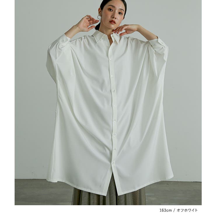 n'OrLABELドルマンビッグシャツドレス  | osharewalker | 詳細画像16 