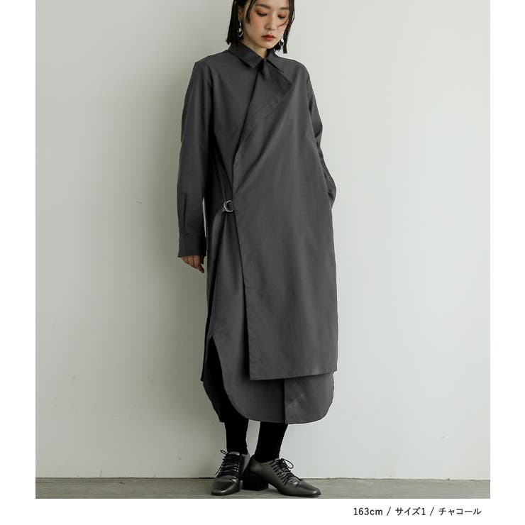 n'OrLABEL左前二重シャツドレス  | osharewalker | 詳細画像5 