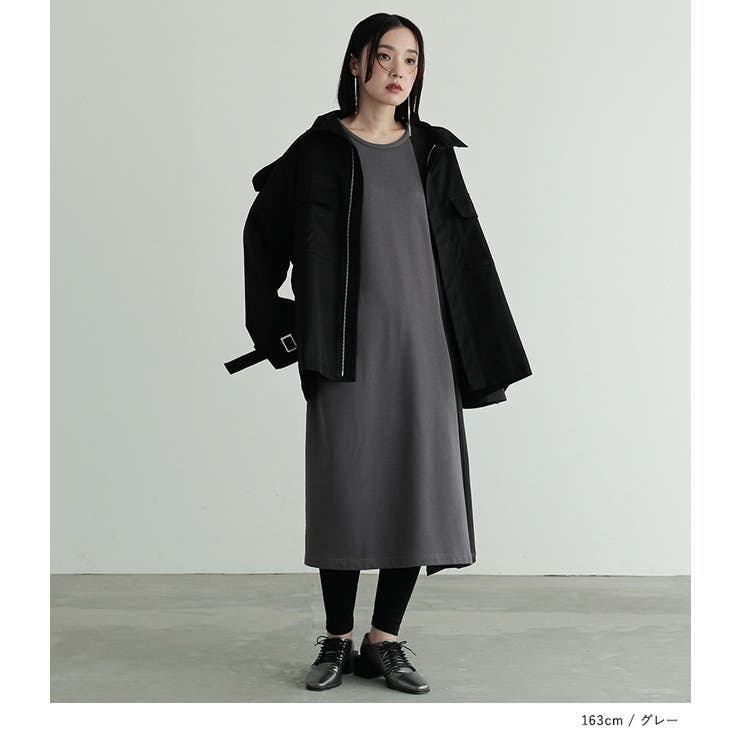 n'OrLABEL左前ドレープチュニックワンピース  | osharewalker | 詳細画像8 