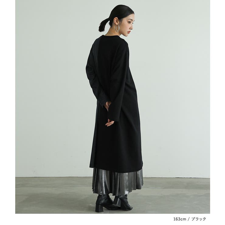 n'OrLABEL左前ドレープチュニックワンピース  | osharewalker | 詳細画像12 