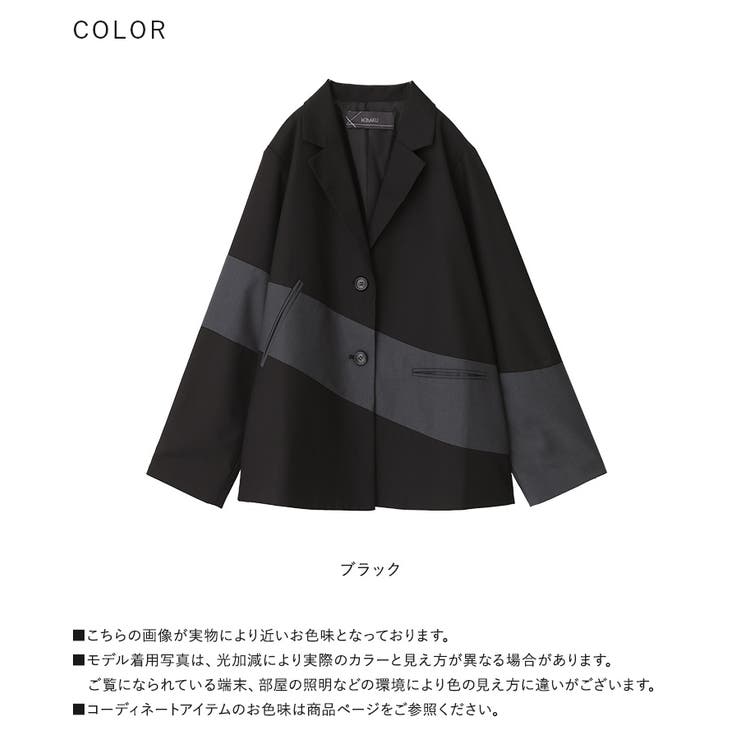 kOhAKU配色切替テーラードジャケット  | osharewalker | 詳細画像17 