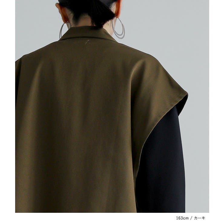 n'OrLABELポンチョベスト | osharewalker | 詳細画像13 