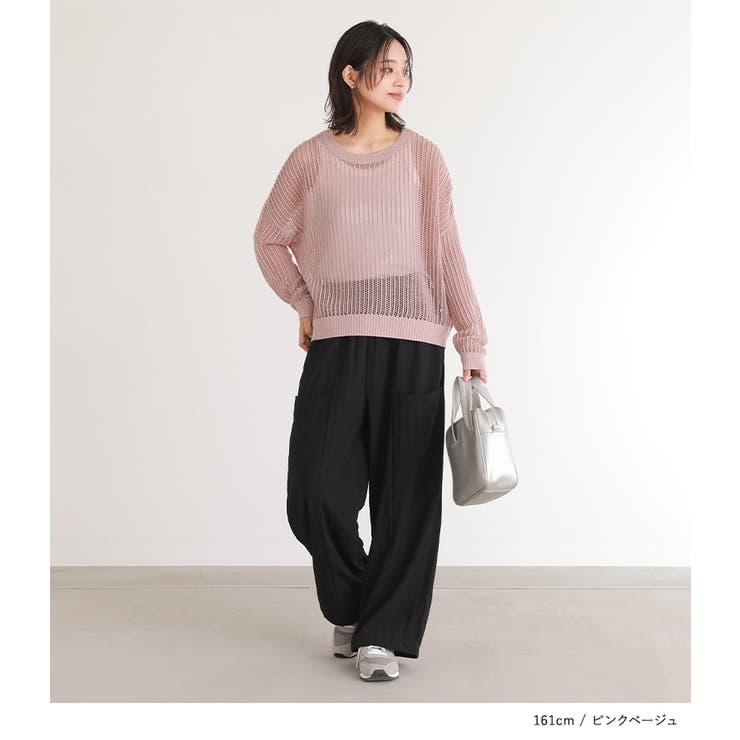 n'OrLABELラメメッシュ編みニット』[品番:MITW0017438 n'OrLABELラメメッシュ編みニット』[品番:MITW0017438