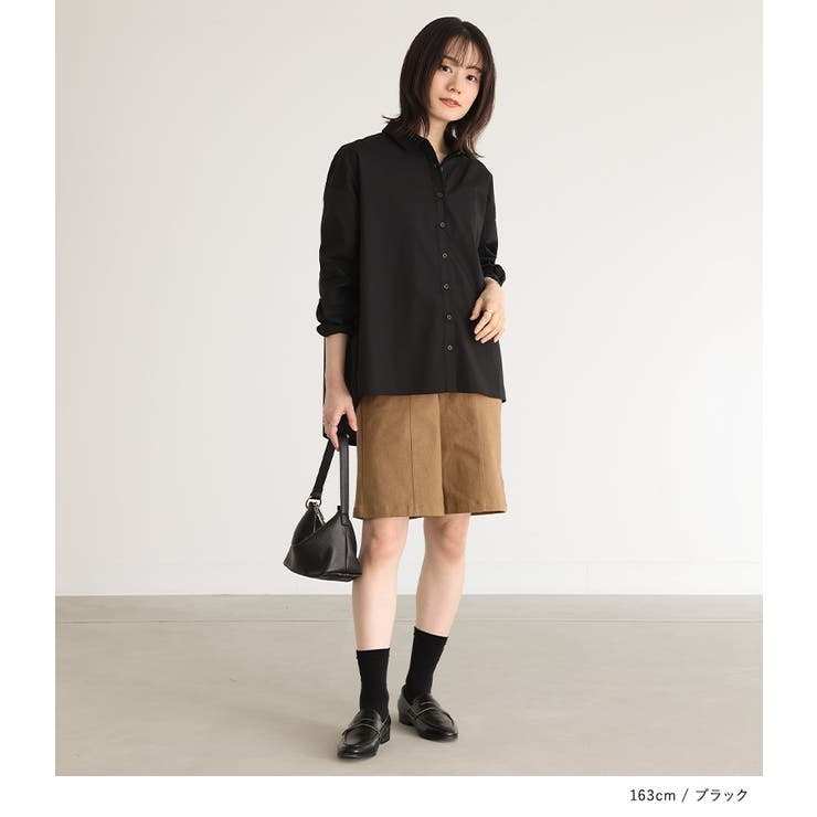 n'OrLABELバックボタンスリットシャツ | osharewalker | 詳細画像2 