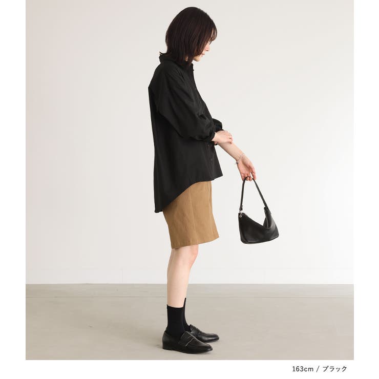 n'OrLABELバックボタンスリットシャツ | osharewalker | 詳細画像11 