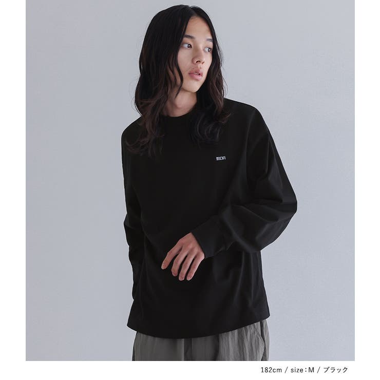 n'OrLABEL刺繍ロゴロンＴ | osharewalker【MEN】 | 詳細画像2 