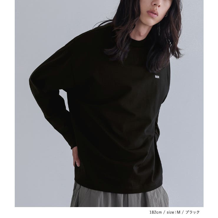 n'OrLABEL刺繍ロゴロンＴ | osharewalker【MEN】 | 詳細画像5 