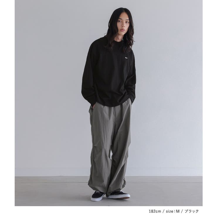 n'OrLABEL刺繍ロゴロンＴ | osharewalker【MEN】 | 詳細画像6 