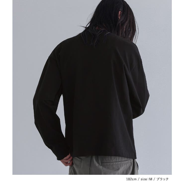 n'OrLABEL刺繍ロゴロンＴ | osharewalker【MEN】 | 詳細画像7 