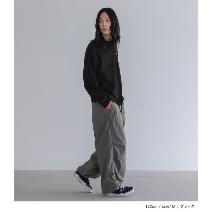 n'OrLABEL刺繍ロゴロンＴ | osharewalker【MEN】 | 詳細画像8 