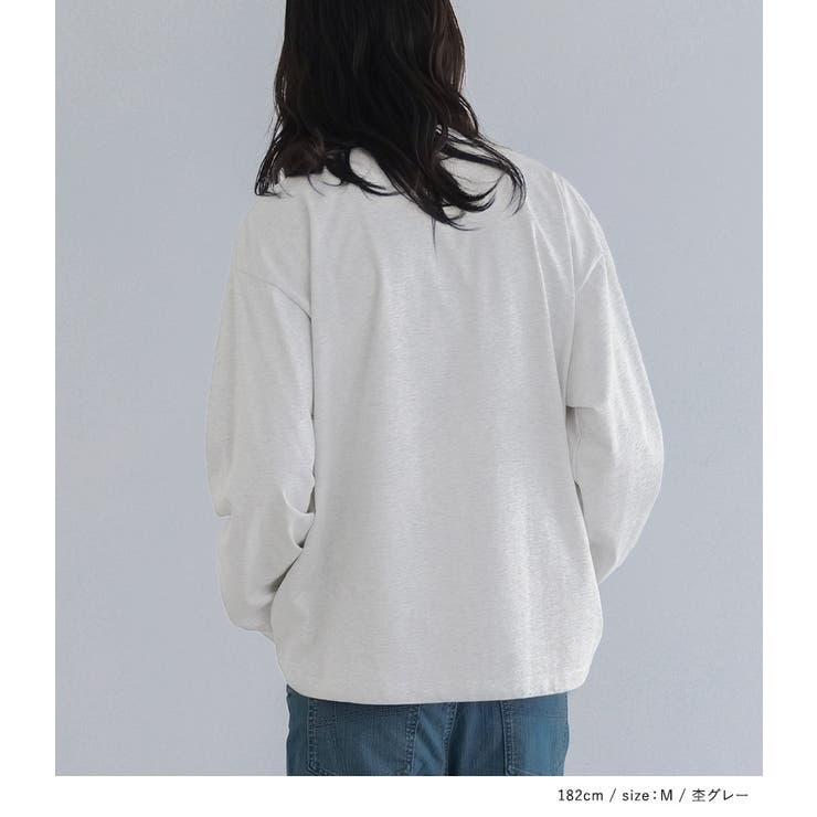 n'OrLABEL刺繍ロゴロンＴ | osharewalker【MEN】 | 詳細画像10 