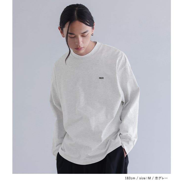 n'OrLABEL刺繍ロゴロンＴ | osharewalker【MEN】 | 詳細画像11 