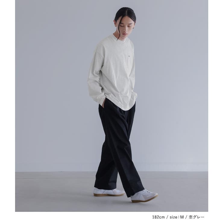 n'OrLABEL刺繍ロゴロンＴ | osharewalker【MEN】 | 詳細画像12 