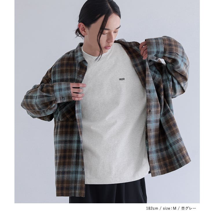 n'OrLABEL刺繍ロゴロンＴ | osharewalker【MEN】 | 詳細画像14 