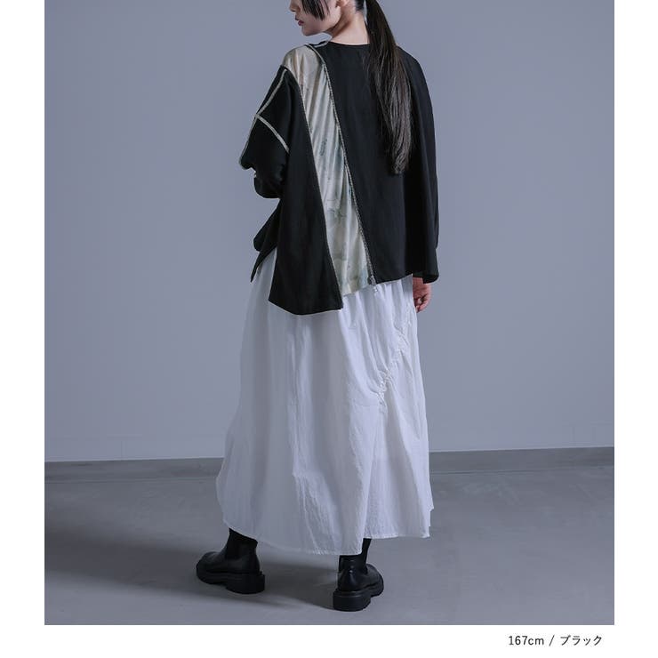 kOhAKUシアー切替カットソー | osharewalker | 詳細画像13 