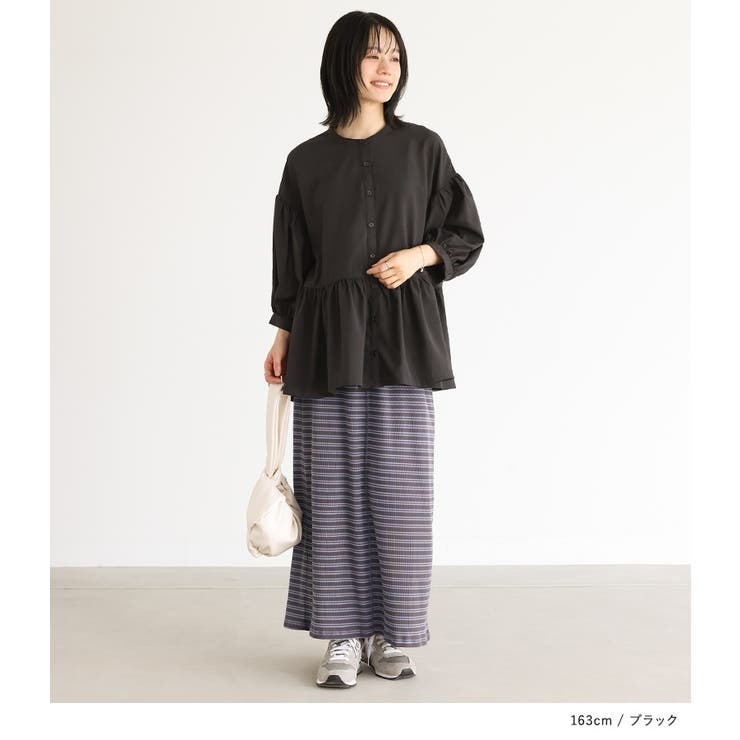 n'OrLABELボリュームスリーブティアードブラウス | osharewalker | 詳細画像8 