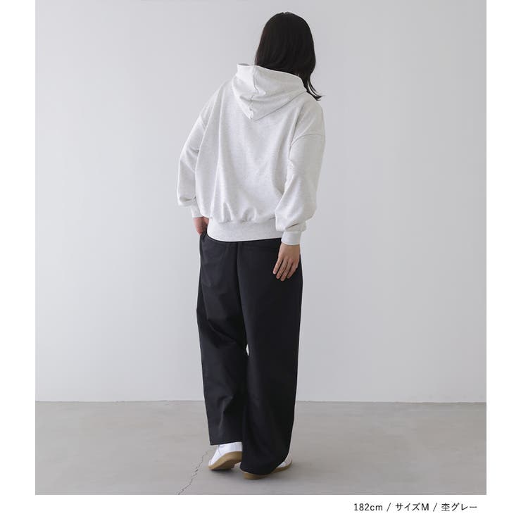 n'OrLABELメンズロゴ刺繍裏毛フーディー  | osharewalker【MEN】 | 詳細画像7 