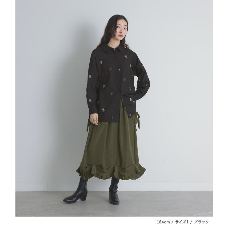 somari imagination花柄刺繍シャツ | osharewalker | 詳細画像3 