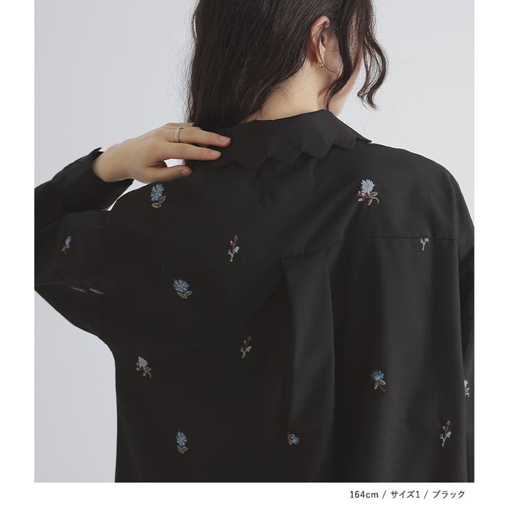 somari imagination花柄刺繍シャツ | osharewalker | 詳細画像6 