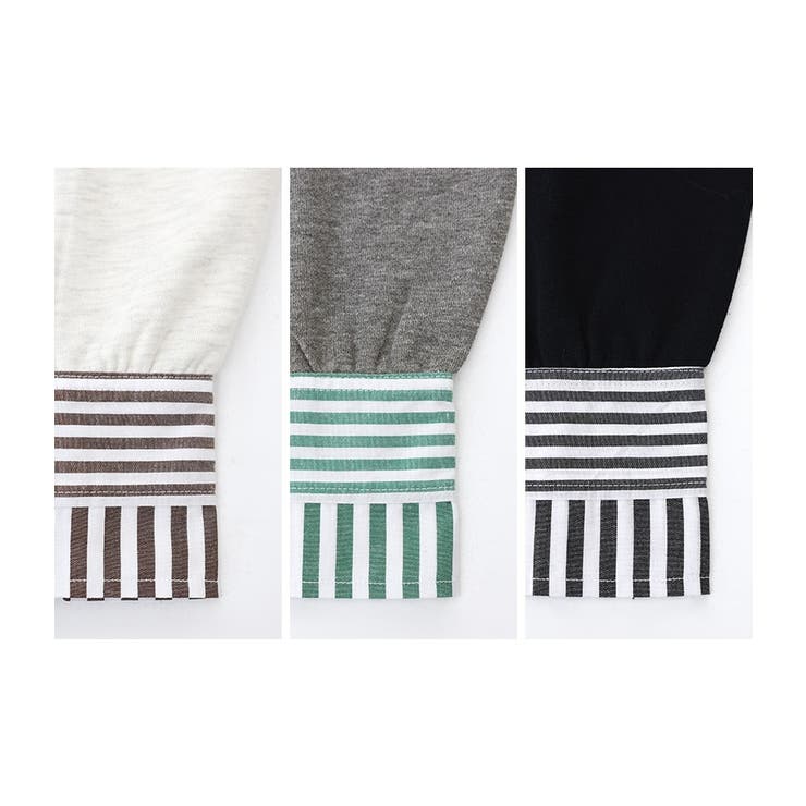 n'OrLABEL異素材カフス裏毛プルオーバー  | osharewalker | 詳細画像6 