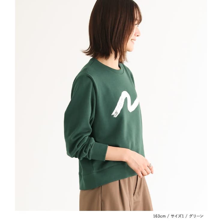 n'OrLABEL箔プリント裏毛スウェット | osharewalker | 詳細画像15 