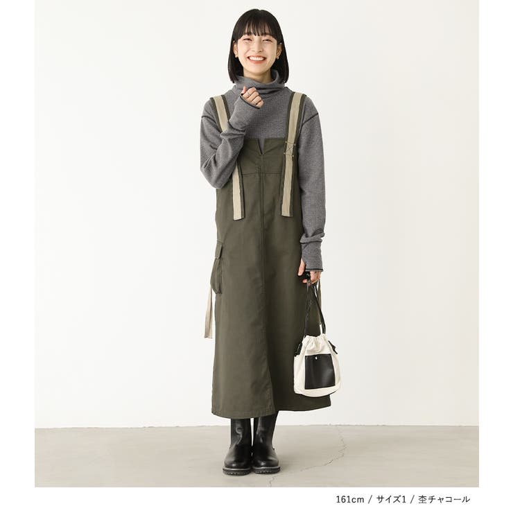 n'OrLABEL配色ステッチワッフルタートルカットソー | osharewalker | 詳細画像10 