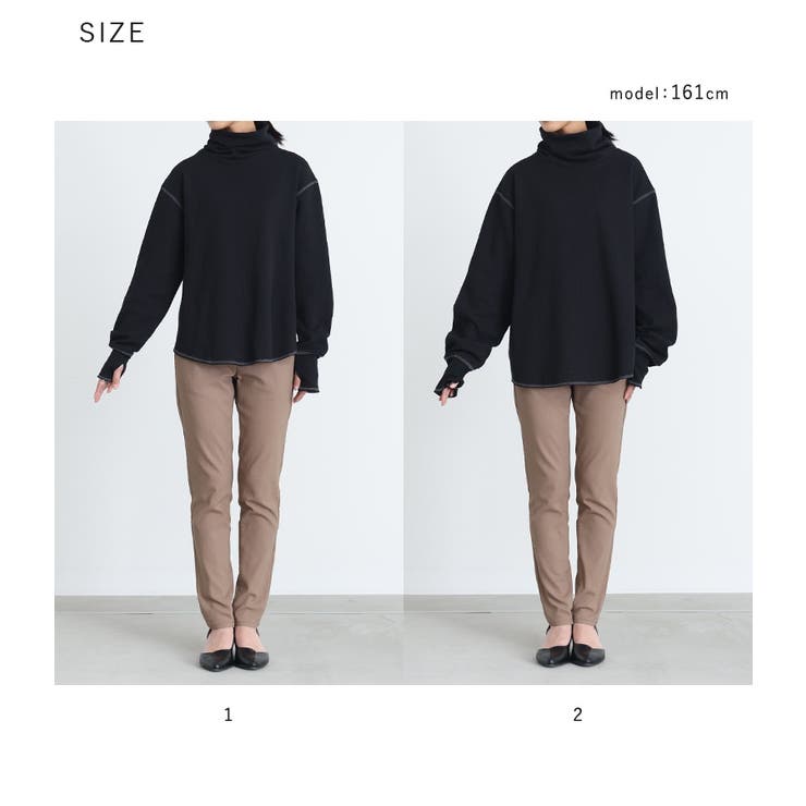 n'OrLABEL配色ステッチワッフルタートルカットソー | osharewalker | 詳細画像20 