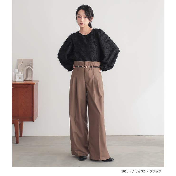 n'OrLABELカットジャカードブラウス | osharewalker | 詳細画像7 