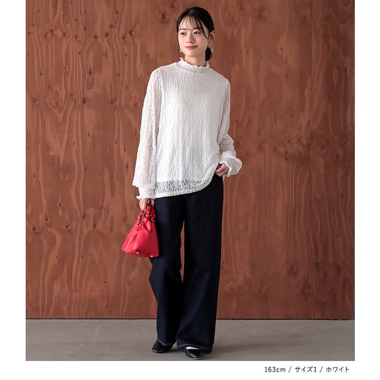 n'OrLABELハイネックレースカットソー | osharewalker | 詳細画像7 