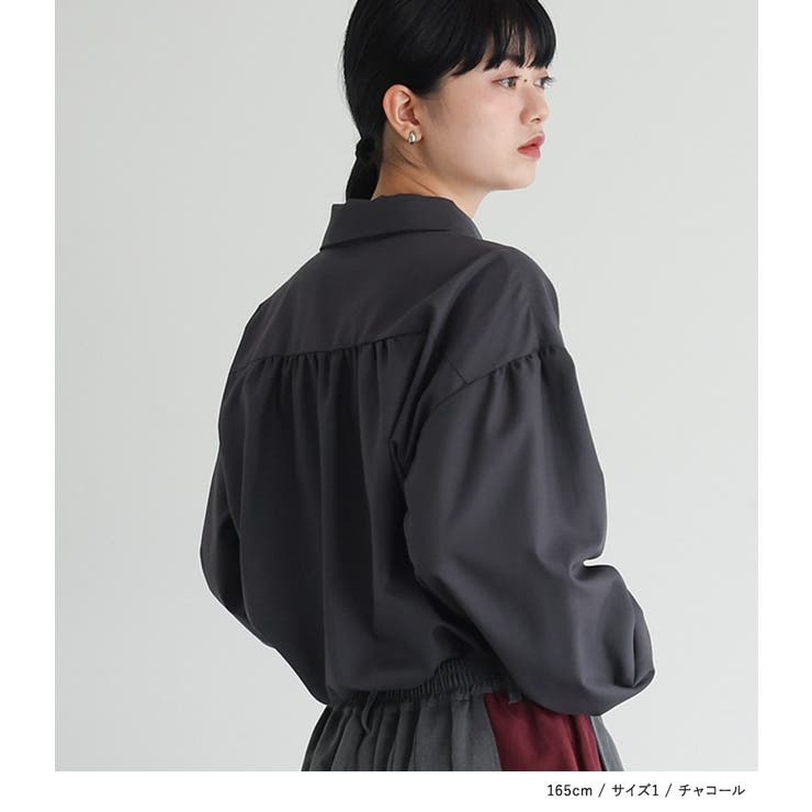 somari imaginationリボンタイ付きフリルブラウス | osharewalker | 詳細画像11 