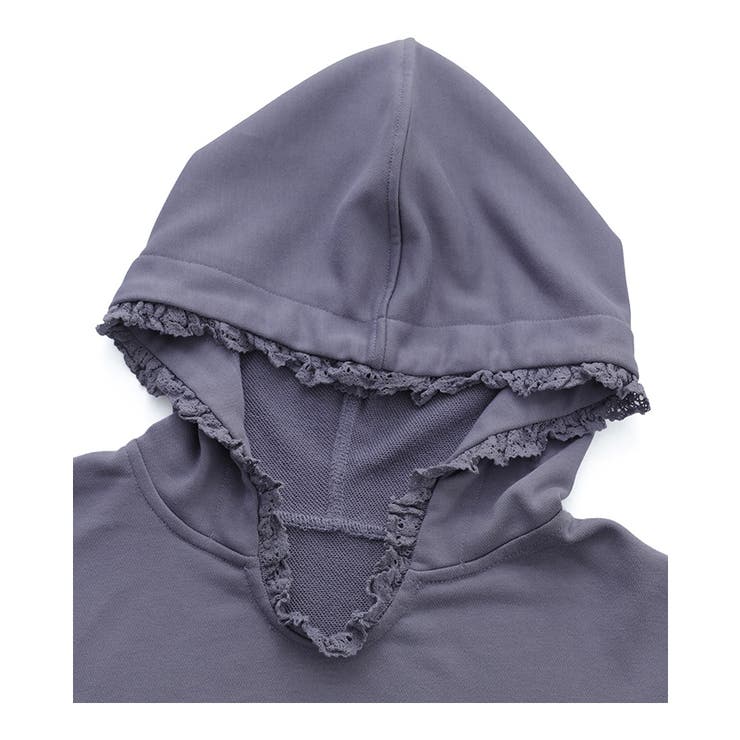 somari imaginationテープレーススウェットパーカー  | osharewalker | 詳細画像18 